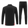 AC Milan Trainings Sweatshirt Quarter-zip 2024-25 Zwarte - Heren